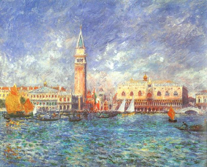 Pierre Renoir Doges' Palace, Venice China oil painting art